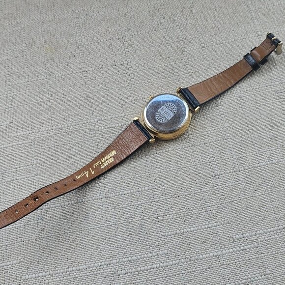 Vintage Antica Murrina Veneziana Wristwatch RIALTO Black Leather Strap Watch - Picture 8 of 12